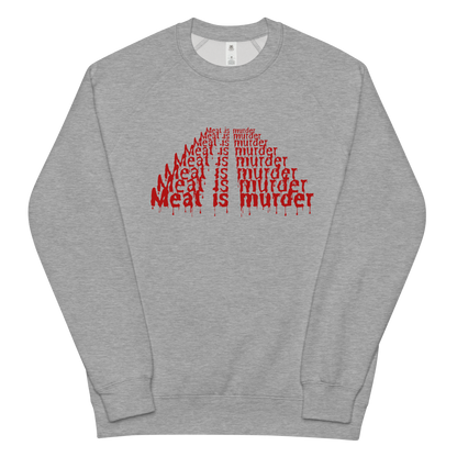 Meat Is Murder Raglan Sweatshirt