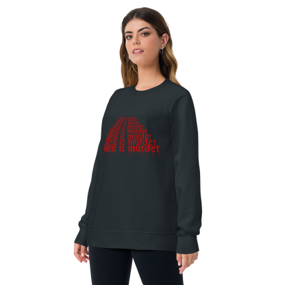 Meat Is Murder Raglan Sweatshirt