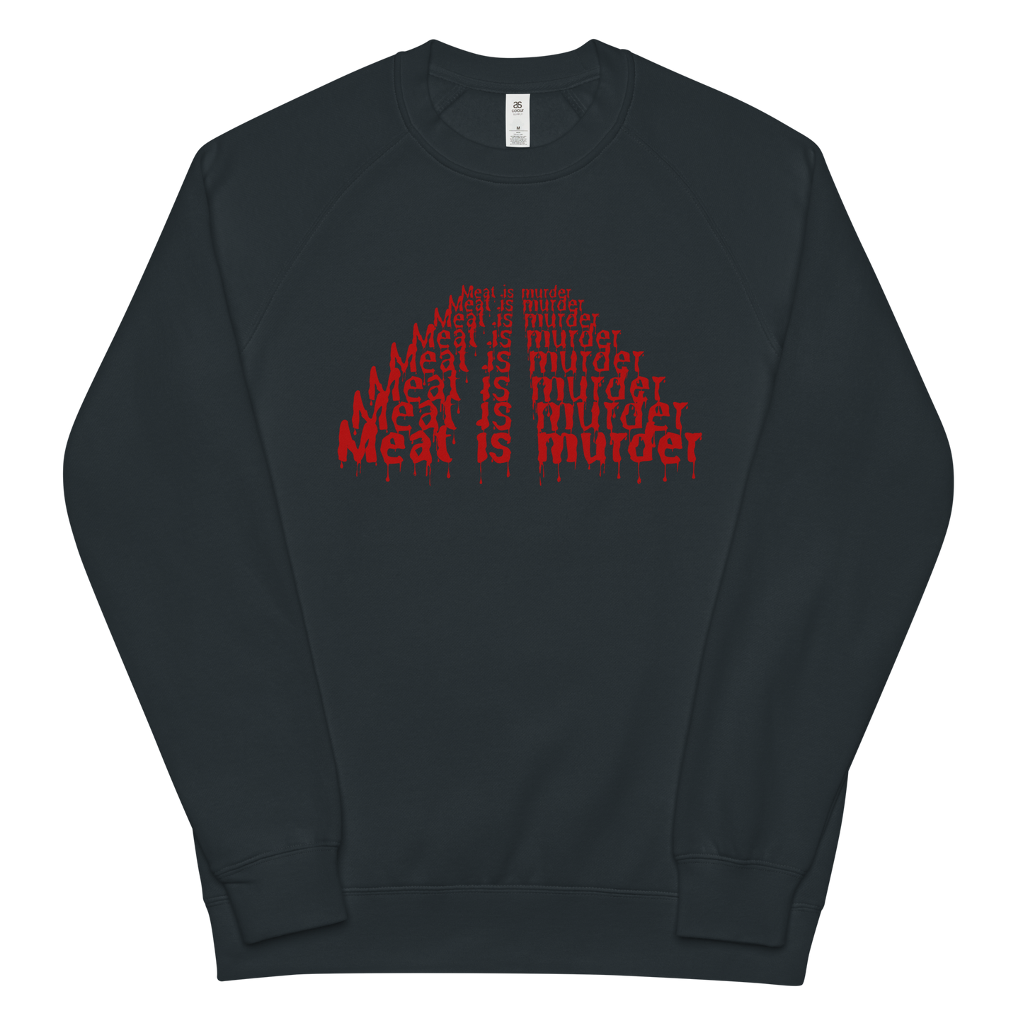 Meat Is Murder Raglan Sweatshirt