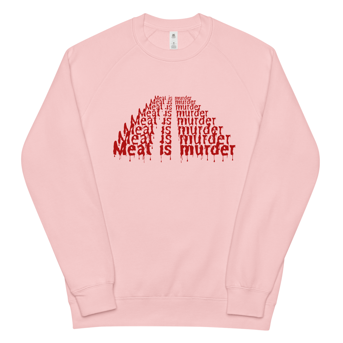 Meat Is Murder Raglan Sweatshirt