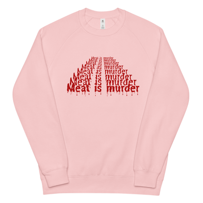 Meat Is Murder Raglan Sweatshirt