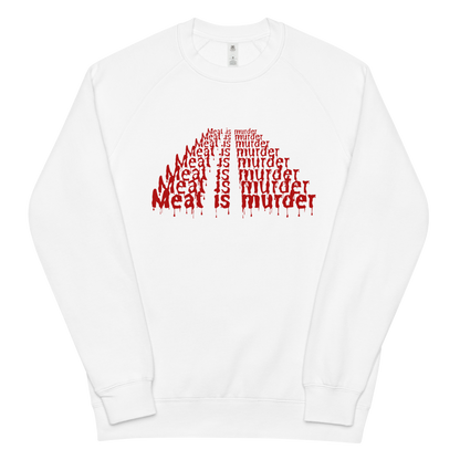 Meat Is Murder Raglan Sweatshirt