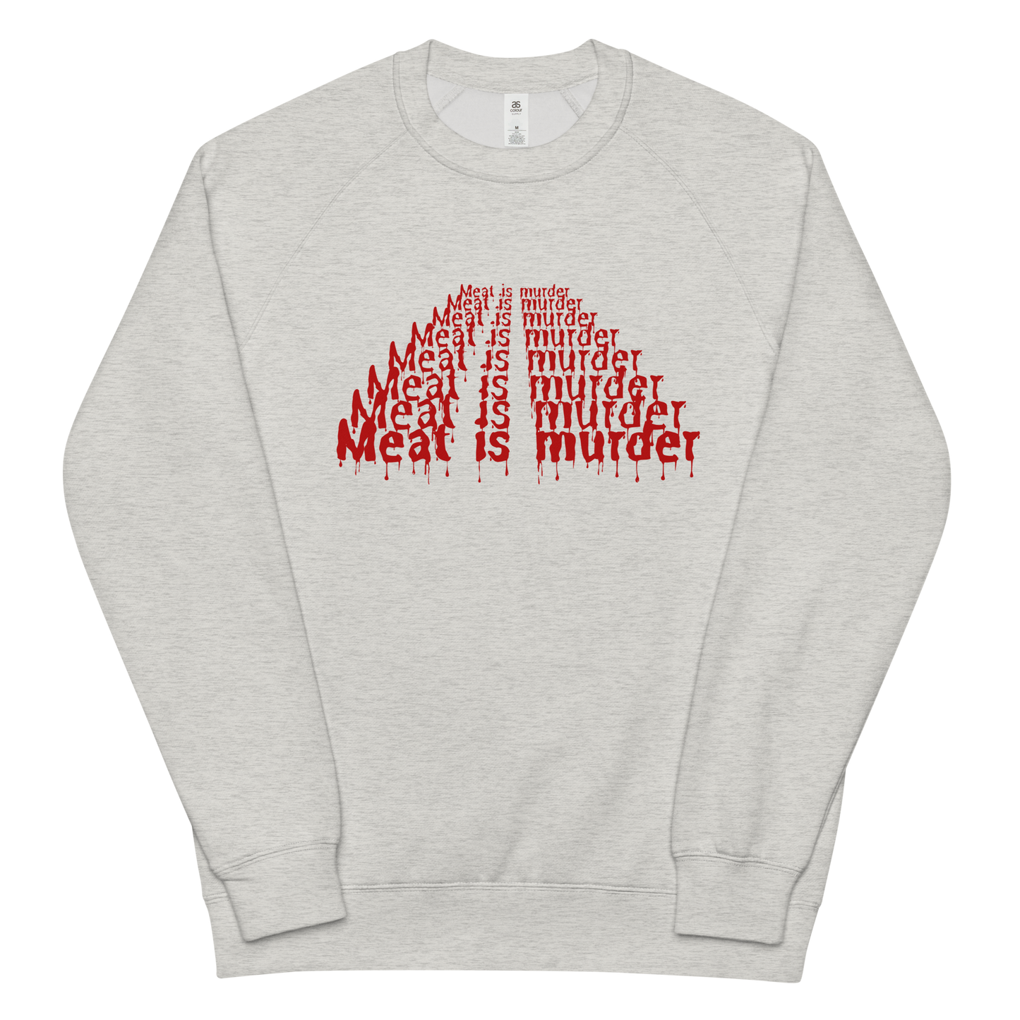Meat Is Murder Raglan Sweatshirt