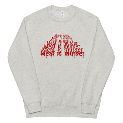 Meat Is Murder Raglan Sweatshirt