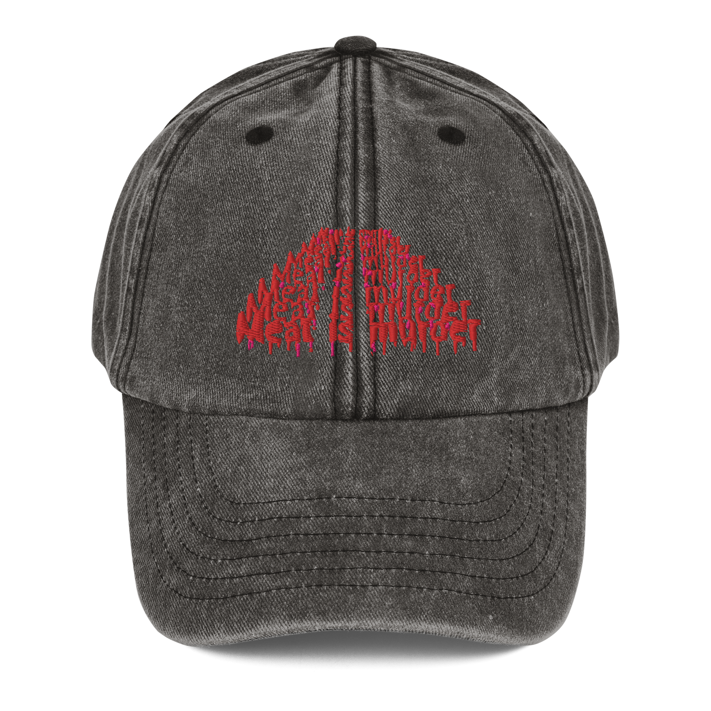Meat Is Murder Vintage Hat