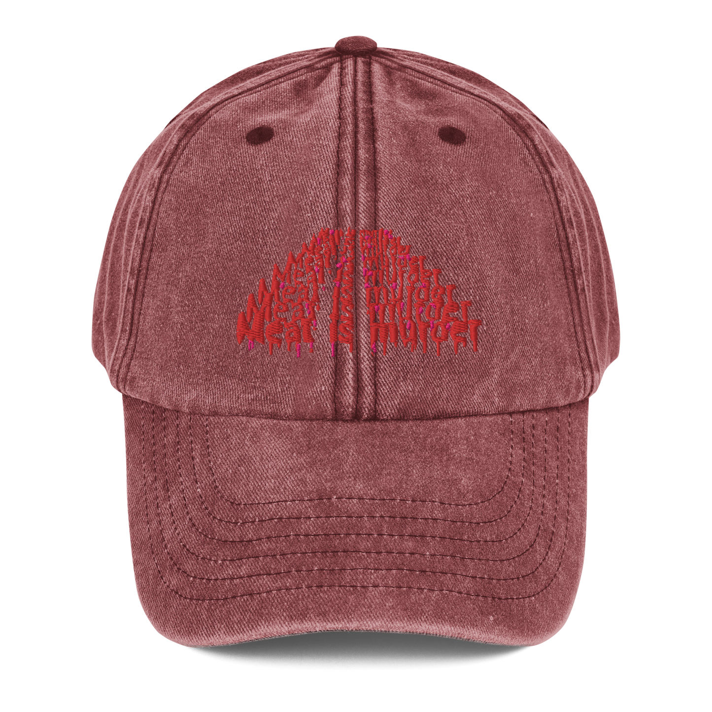 Meat Is Murder Vintage Hat
