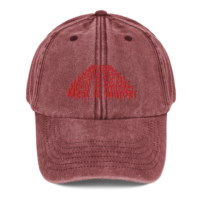Meat Is Murder Vintage Hat