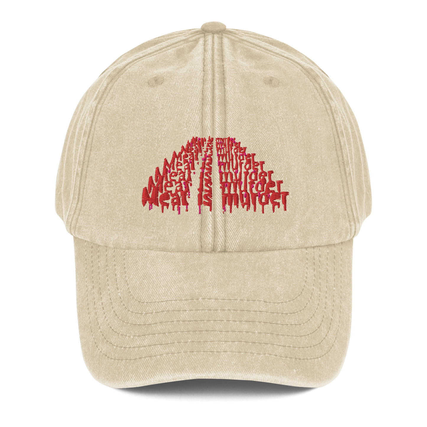 Meat Is Murder Vintage Hat