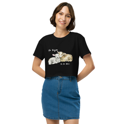Go Vegan Crop Top
